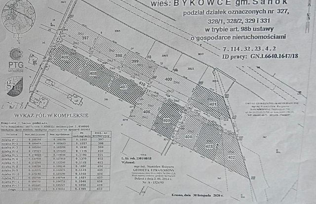 Działka budowlana Bykowce, ul. Piaskowa. Zdjęcie 1