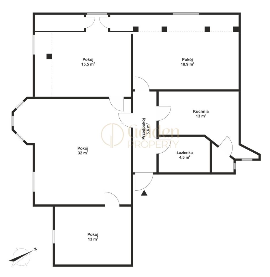 Mieszkanie 4-pokojowe Gdańsk Oliwa, ul. Cystersów. Zdjęcie 16