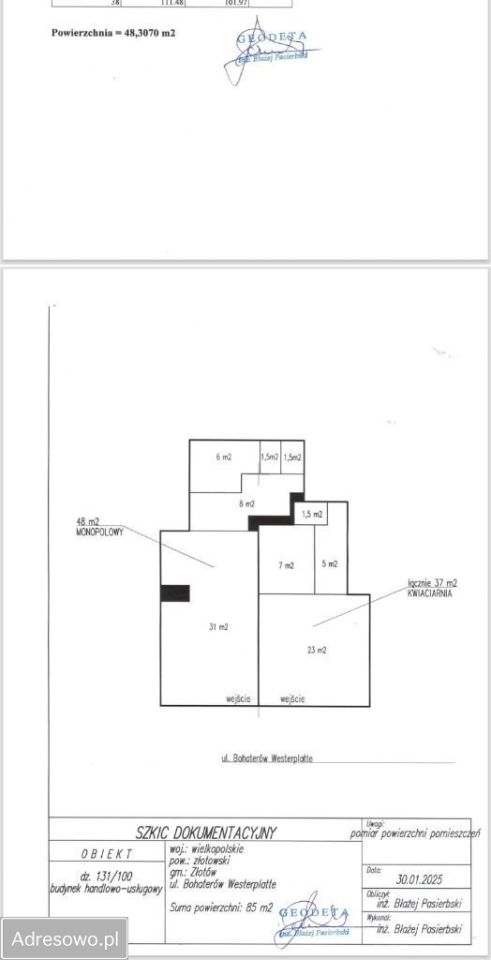 Lokal Złotów, ul. Bohaterów Westerplatte. Zdjęcie 2