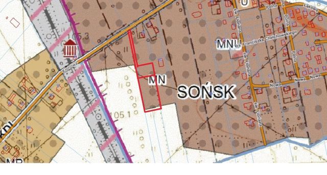 Działka budowlana Sońsk, ul. Klonowa. Zdjęcie 5