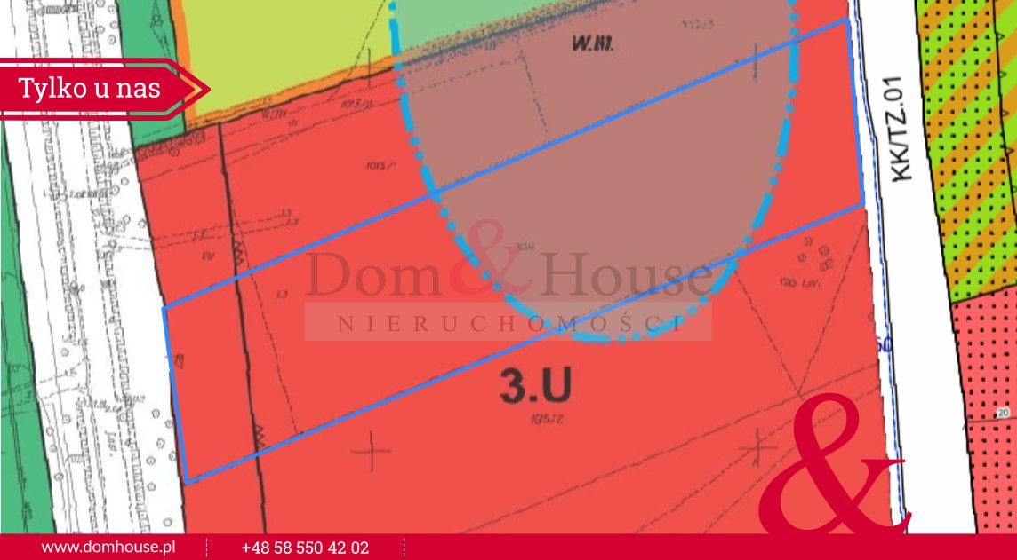 Działka inwestycyjna Łeba, ul. Lęborska. Zdjęcie 5