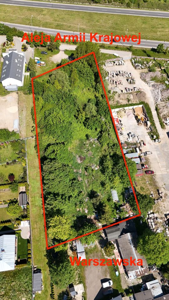 Działka budowlana Gdańsk Ujeścisko, ul. Warszawska. Zdjęcie 1