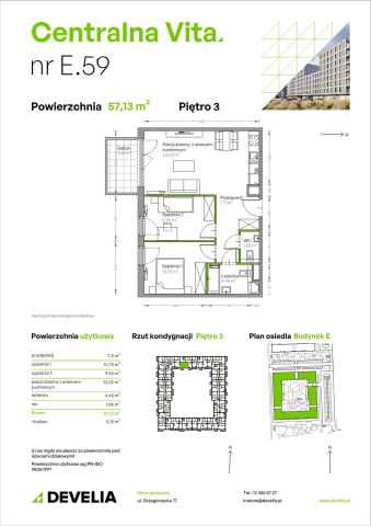 Mieszkanie 3-pokojowe Kraków Czyżyny, ul. Romana Ciesielskiego. Zdjęcie 14