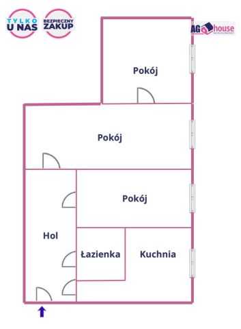 Mieszkanie 3-pokojowe Gdańsk Śródmieście, ul. Rajska. Zdjęcie 18