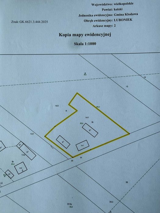Działka budowlana Luboniek. Zdjęcie 2