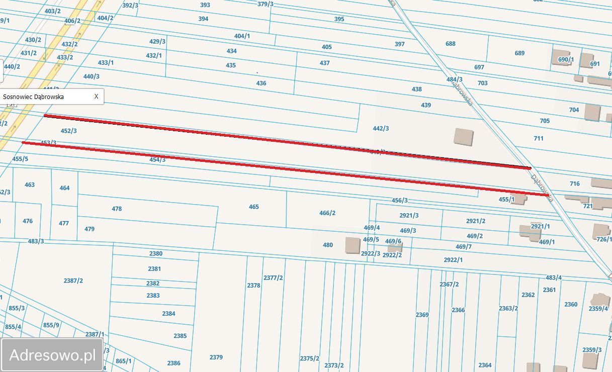 Działka rolno-budowlana Sosnowiec Porąbka, ul. Dąbrowska. Zdjęcie 4