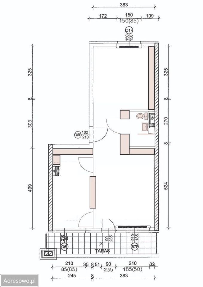 Mieszkanie 3-pokojowe Poznań Grunwald, ul. Wojskowa. Zdjęcie 10