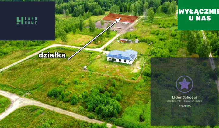 Działka budowlana Żanęcin, ul. Prosta