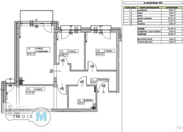 Mieszkanie 4-pokojowe Pińczów, ul. 11 Listopada. Zdjęcie 9