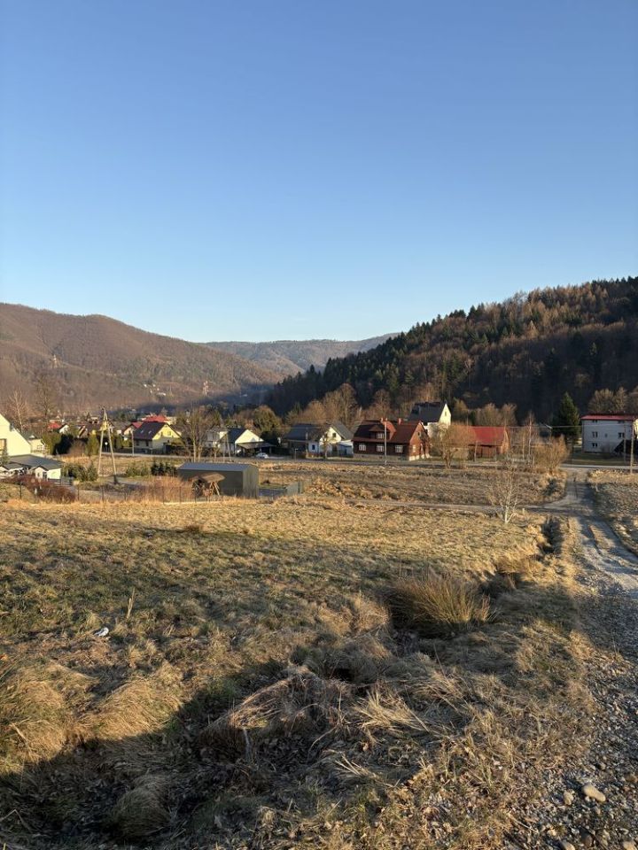 Działka budowlana Międzybrodzie Bialskie. Zdjęcie 4