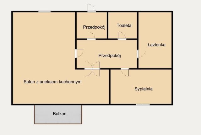 Mieszkanie 2-pokojowe Kraków, ul. dr. Jana Piltza. Zdjęcie 10