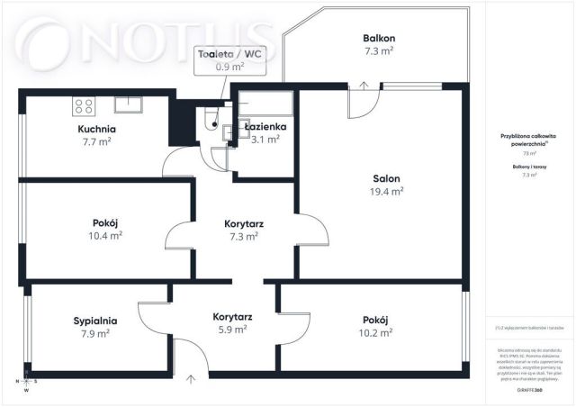 Mieszkanie 4-pokojowe Bydgoszcz, ul. Wolna. Zdjęcie 13