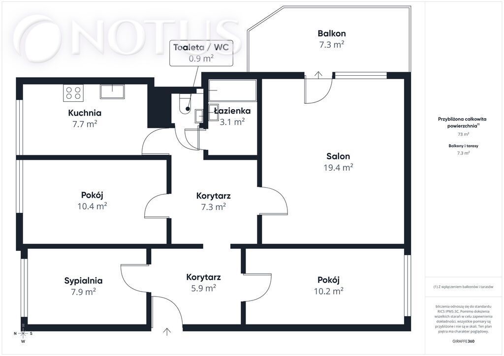 Mieszkanie 4-pokojowe Bydgoszcz, ul. Wolna. Zdjęcie 13