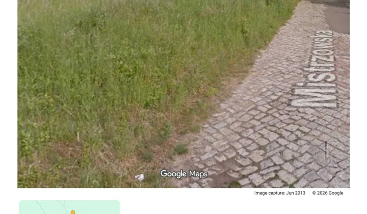 Działka budowlana Szczecin Żydowce, ul. Mistrzowska