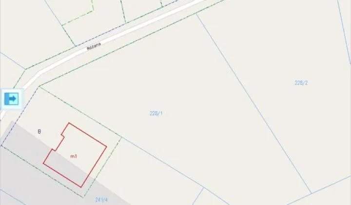 Działka rolno-budowlana Różanki, ul. Różana