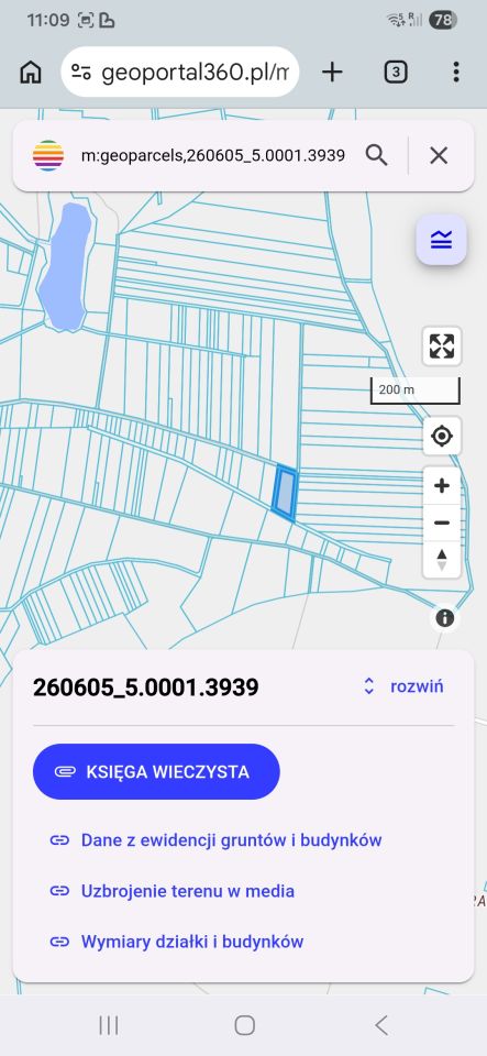 Działka rolna Biedrzychów. Zdjęcie 7