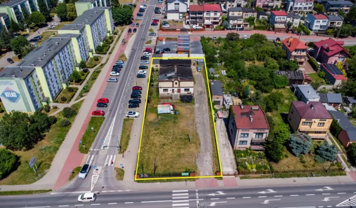 Działka inwestycyjna Brzeziny