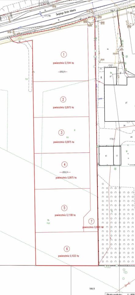 Działka budowlana Imielin Nowa Gać, ul. św. Brata Alberta. Zdjęcie 2