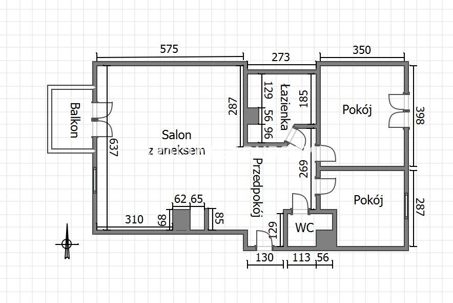 Mieszkanie 3-pokojowe Kraków Prądnik Biały, os. Wolfganga Amadeusa Mozarta. Zdjęcie 50