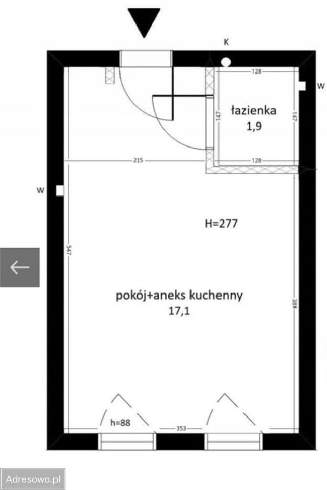Mieszkanie 1-pokojowe Warszawa Praga-Południe, ul. Tadeusza Sygietyńskiego. Zdjęcie 9