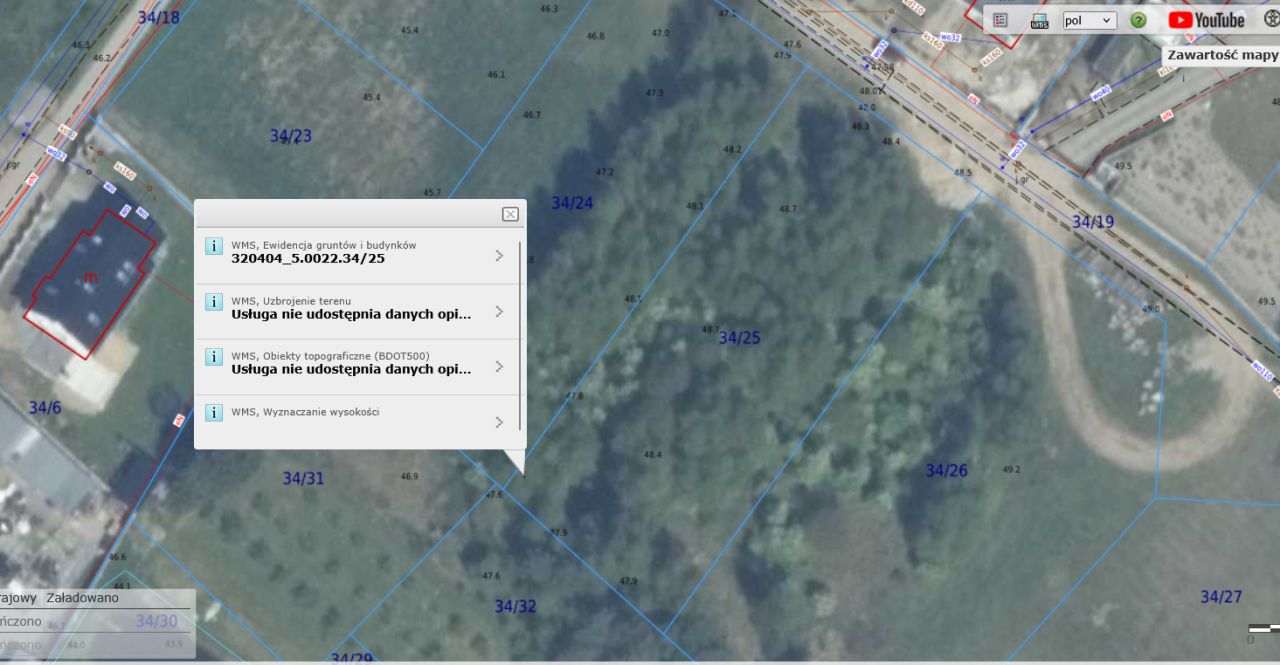 Działka budowlana Miętno