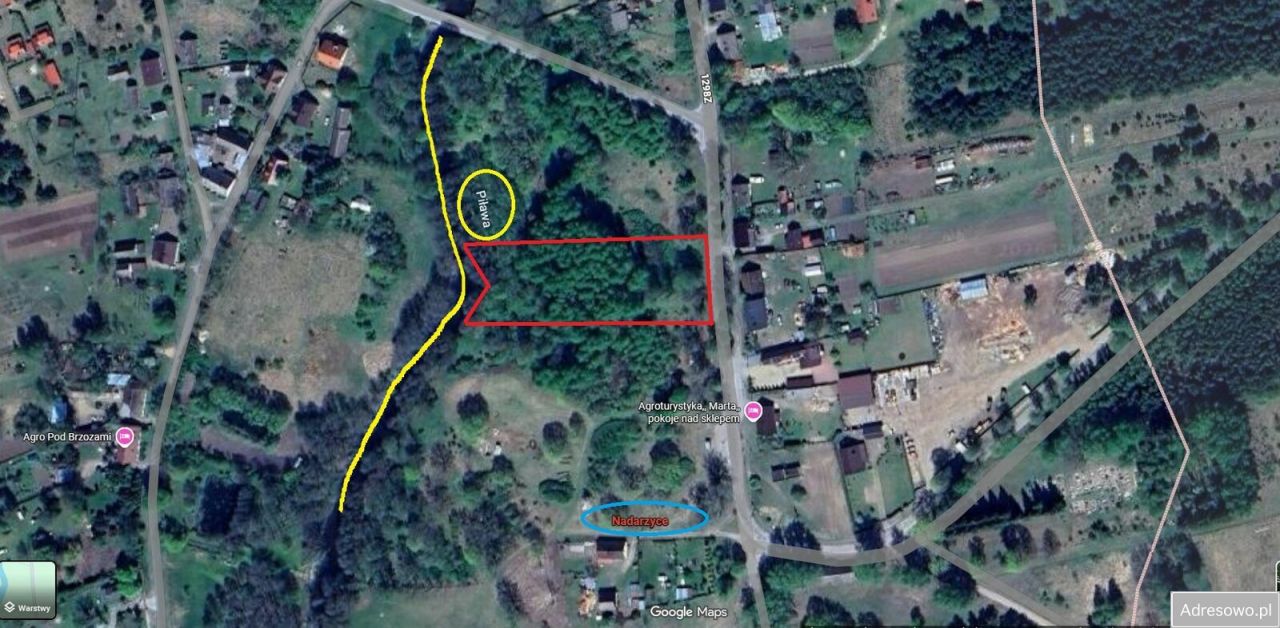 Działka budowlana Nadarzyce. Zdjęcie 1