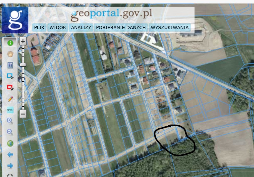 Działka budowlana Wysokie Mazowieckie, ul. Wiosenna. Zdjęcie 3