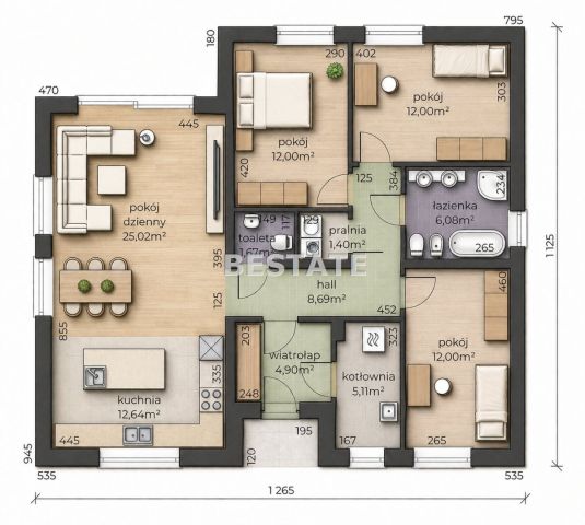 dom wolnostojący, 4 pokoje Łęg Tarnowski. Zdjęcie 3