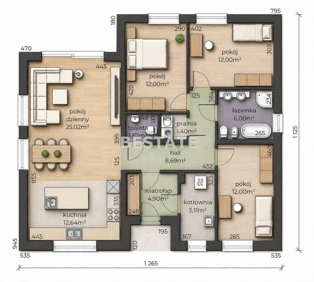 dom wolnostojący, 4 pokoje Łęg Tarnowski. Zdjęcie 3