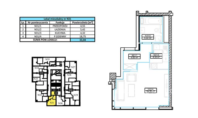 Mieszkanie 1-pokojowe Rzeszów, ul. Fryderyka Szopena. Zdjęcie 19