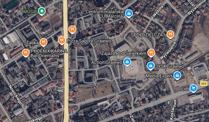 Mieszkanie 3-pokojowe Grajewo, os. Centrum