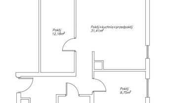 Mieszkanie 3-pokojowe Wieliszew, ul. Królewska