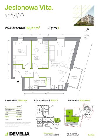 Mieszkanie 3-pokojowe Gdańsk Wrzeszcz, ul. Jesionowa. Zdjęcie 6