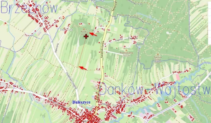 Działka rolna Daleszyce