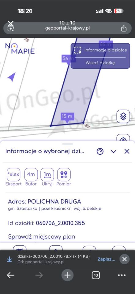 Działka rolno-budowlana Polichna Polichna Druga. Zdjęcie 9