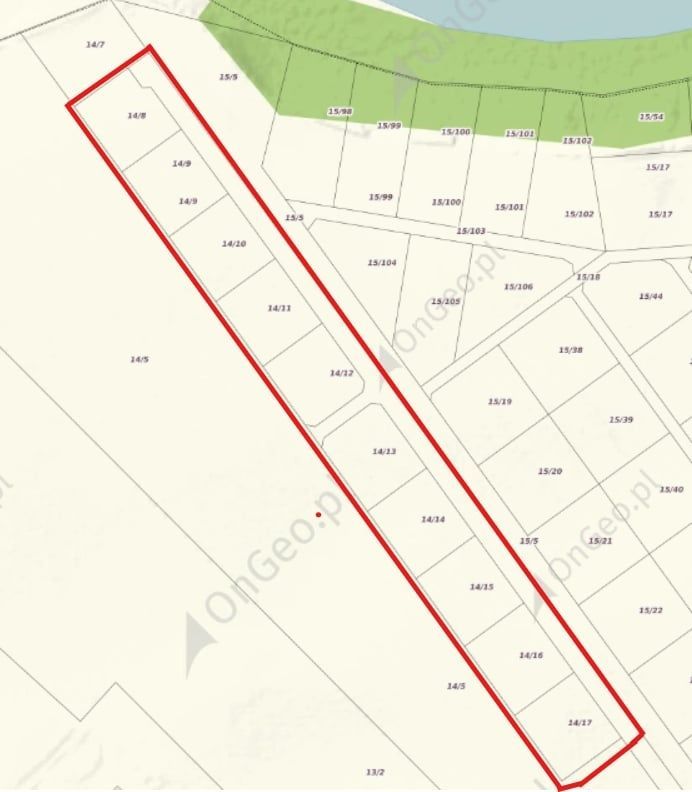 Działka budowlana Zakrzewo