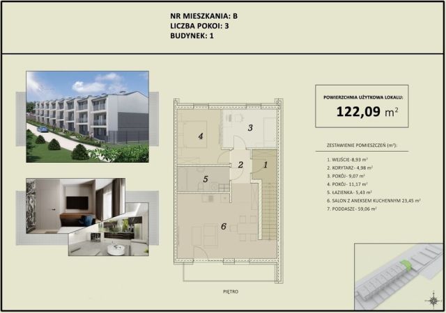 Mieszkanie 4-pokojowe Rzeszów, ul. Wichrowa. Zdjęcie 9