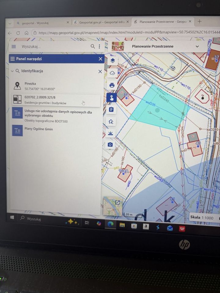 Działka budowlana Przedwojów. Zdjęcie 2