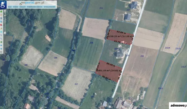 Działka budowlana Wola Kurowska