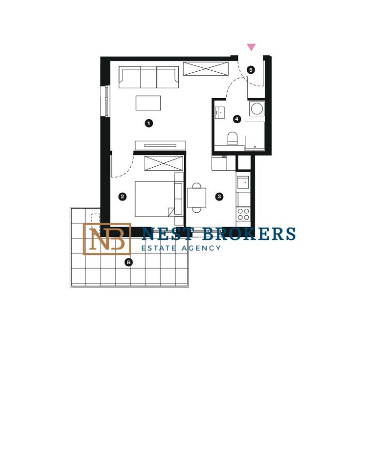 Mieszkanie 2-pokojowe Kraków Czyżyny, ul. Sołtysowska. Zdjęcie 11