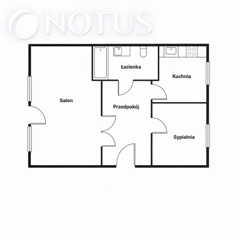 Mieszkanie 2-pokojowe Bydgoszcz, ul. Juliusza Kossaka. Zdjęcie 10