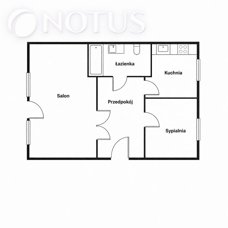 Mieszkanie 2-pokojowe Bydgoszcz Górzyskowo, ul. Juliusza Kossaka. Zdjęcie 10