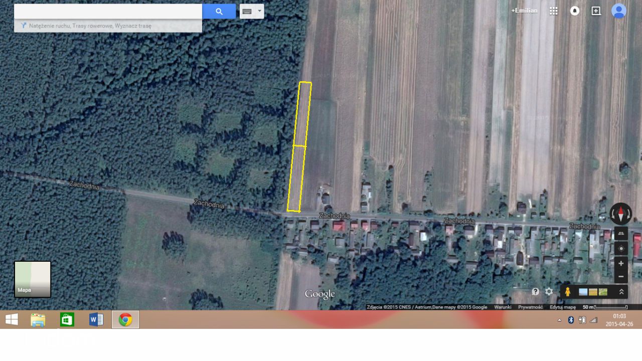 Działka budowlana Czastary, ul. Zachodnia. Zdjęcie 2