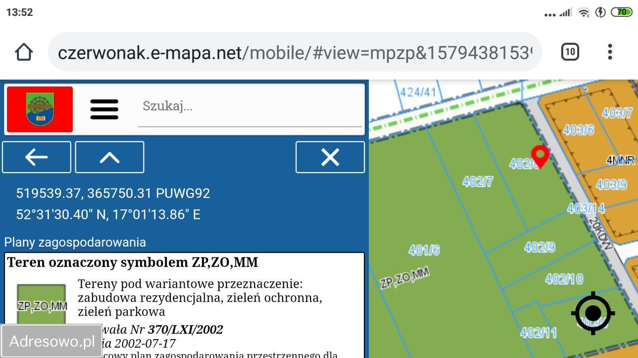 Działka budowlana Potasze, ul. Kwiatowa. Zdjęcie 5