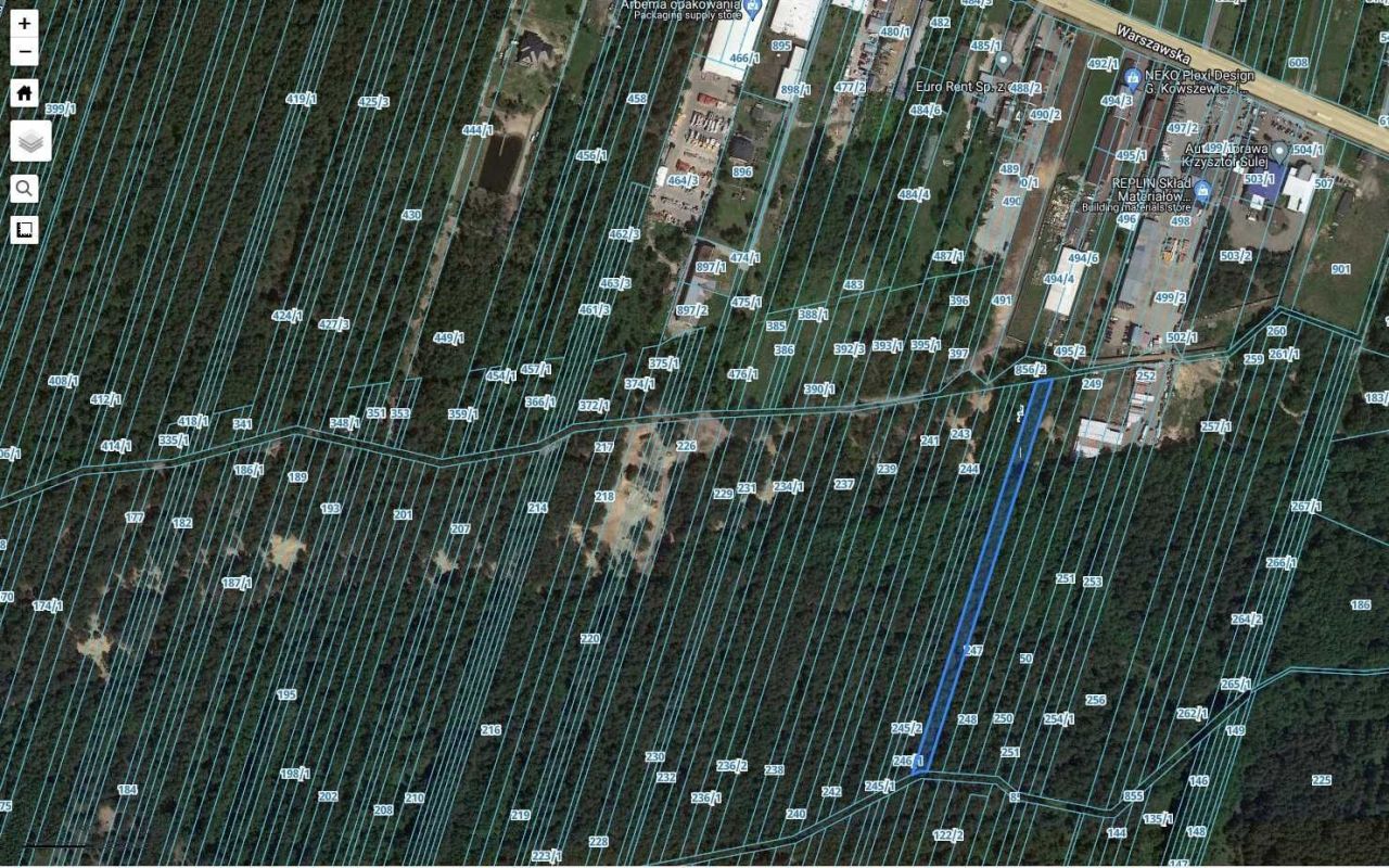 Działka leśna Choszczówka Stojecka