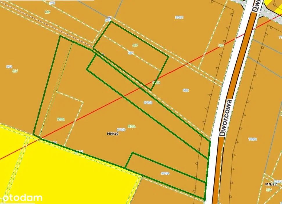 Działka budowlana Pobiedna, ul. Dworcowa. Zdjęcie 5