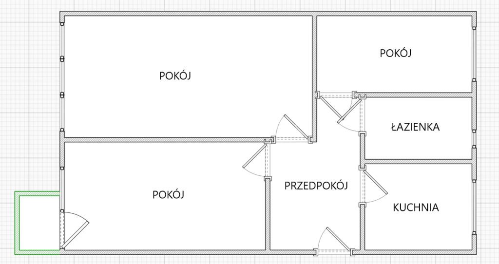Mieszkanie 3-pokojowe Wrocław Grabiszyn, ul. Grabiszyńska. Zdjęcie 13