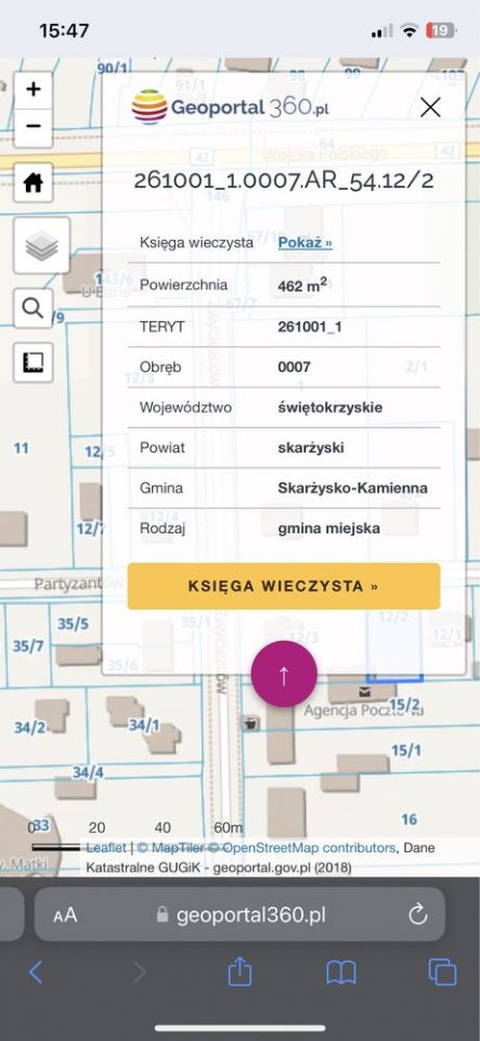 Działka budowlana Skarżysko-Kamienna Bór, ul. Partyzantów. Zdjęcie 2