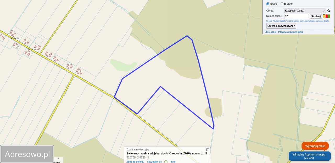 Działka rolna Chomino. Zdjęcie 2