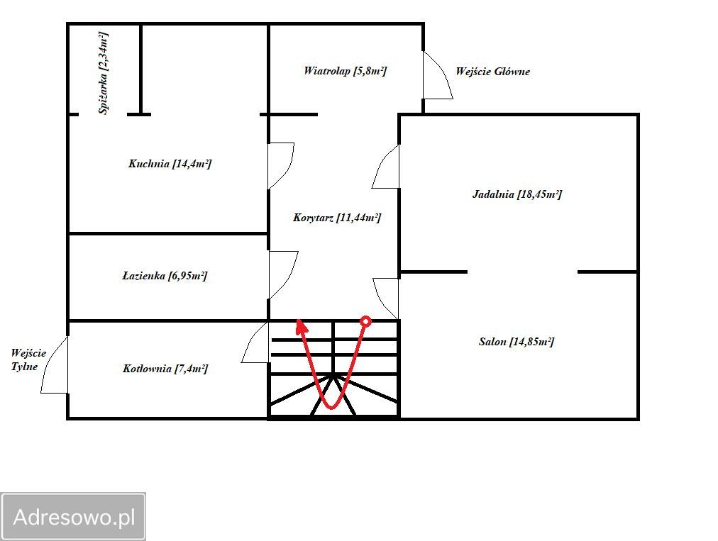 dom wolnostojący, 5 pokoi Medynia Głogowska. Zdjęcie 14